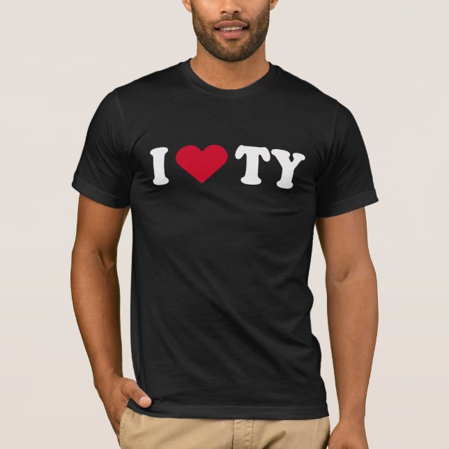 CAMISETA EU AMO TY (Frente)
