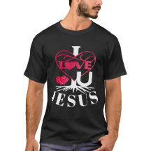 EU AMO U JESUS DARK T SHIRT