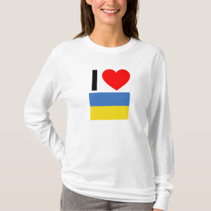 Camiseta eu amo Ucrânia