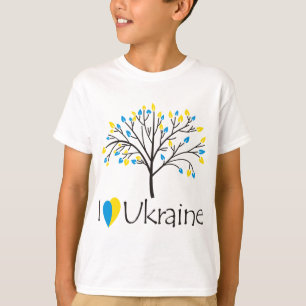 Camiseta Eu amo Ucrânia