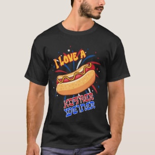 Camiseta Eu Amo Um Kosher Weiner Engraçado Borscht Belt Jud
