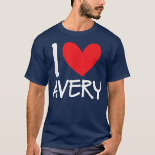 Camiseta Eu Amo Um Nome Personalizado Homens Cara Amigo BFF