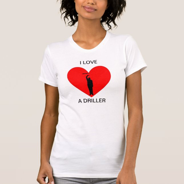 Camiseta Eu amo um perfurador (Frente)