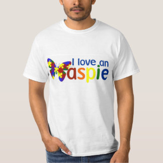 Camiseta Eu amo um t-shirt de Aspie