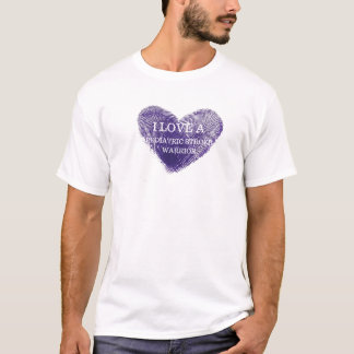 Camiseta Eu amo um t-shirt pediatra dos homens do guerreiro