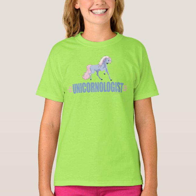Camiseta Eu Amo Unicórnios (Frente)