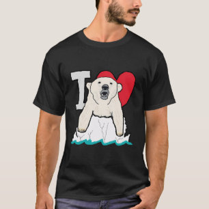 Camiseta Eu Amo Ursos Polares