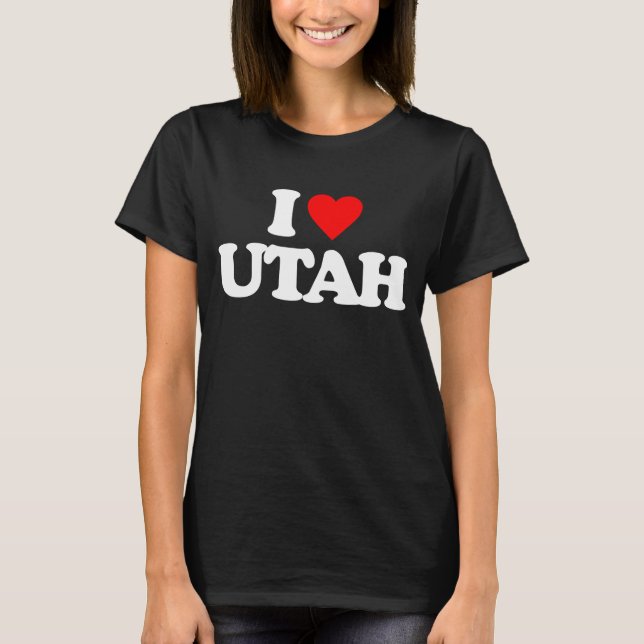 CAMISETA EU AMO UTAH (Frente)