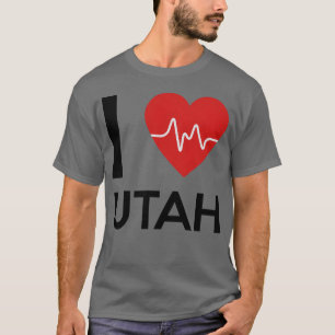 Camiseta Eu Amo Utah família