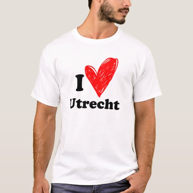 Camiseta Eu amo Utrecht (Frente)