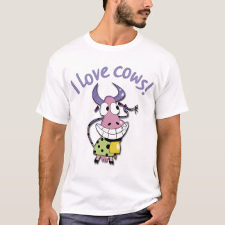 Camiseta Eu amo vacas!