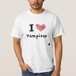 Camiseta Eu amo vampiros