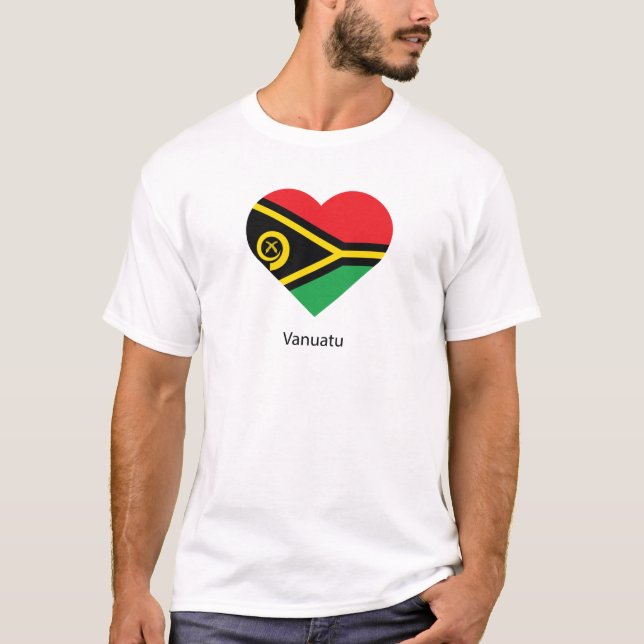 Camiseta Eu Amo Vanuatu (Frente)