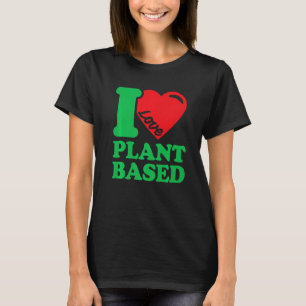 Camiseta Eu Amo Vegan Vintage Retro Coração Vegan Base Veg