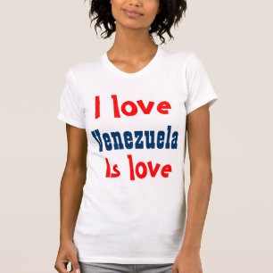 Camiseta Eu amo Venezuela