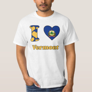 Camiseta Eu amo Vermont