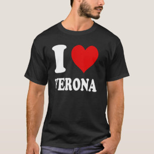Camiseta Eu Amo Verona Itália