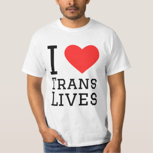 Camiseta Eu amo vidas trans