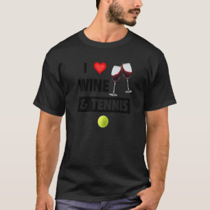 Camiseta Eu Amo Vinho E Tênis Copos Para Bebida Para Festa