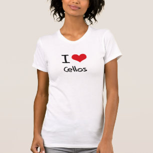 Camiseta Eu amo violoncelos