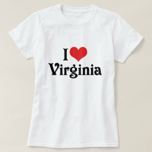 Camiseta Eu Amo Virgínia