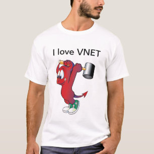 Camiseta Eu amo VNET