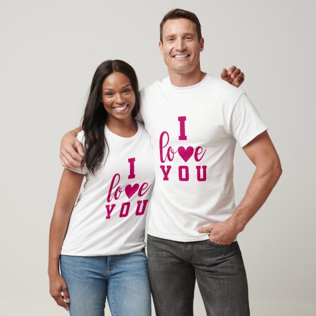 Camiseta Eu Amo Você (Unissex)