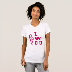 Camiseta Eu Amo Você