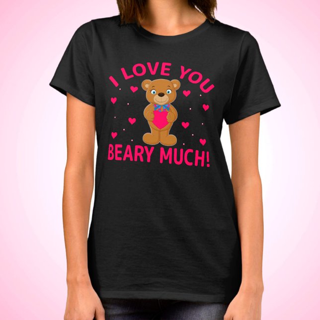 Camiseta Eu Amo Você Beber Muito Urso De Teddy (Criador carregado)