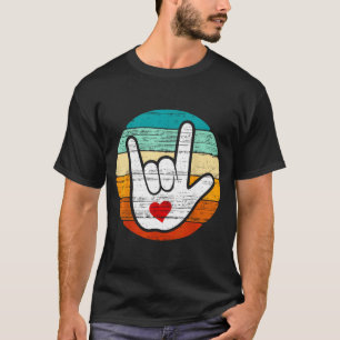 Camiseta Eu Amo Você em Língua de Sinais, Dia dos Namorados