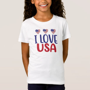 Camiseta Eu Amo Você EUA