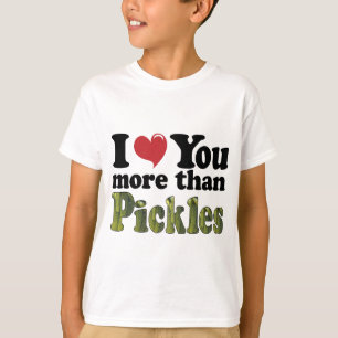Camiseta Eu Amo Você Mais do que Picles