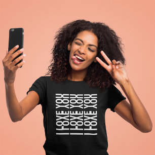 Camiseta EU AMO VOCÊ - Mensagem de Amor Oculta