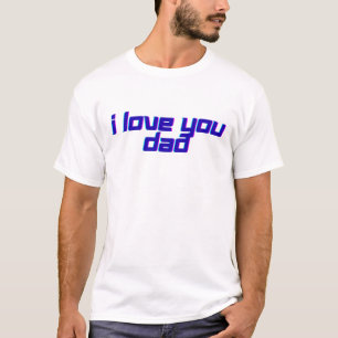 Camiseta Eu Amo Você Papai – Design Clássico de Apreciação 