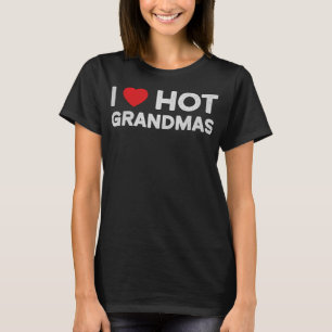 Camiseta Eu Amo Vovô Quente Vintage Funny Red Heart Love G