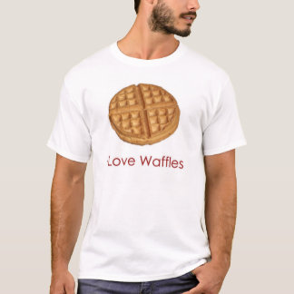 Camiseta Eu amo Waffles