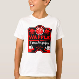 Camiseta Eu amo Waffles