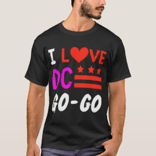 Camiseta Eu Amo Washington D.C. Go-Go