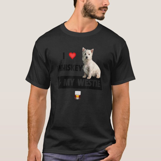 Camiseta Eu Amo Whiskey E Minha Mãe Pai Oeste (Frente)