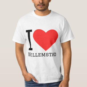 Camiseta Eu amo Willemstad