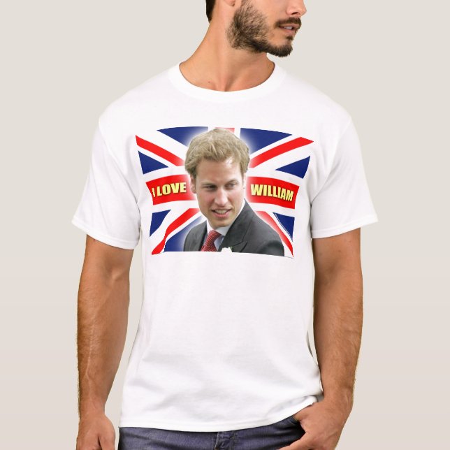 Camiseta Eu amo William (Frente)