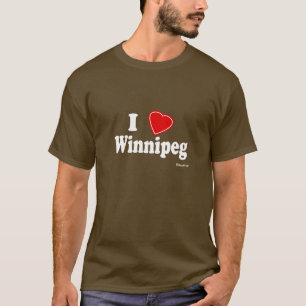 Camiseta Eu amo Winnipeg
