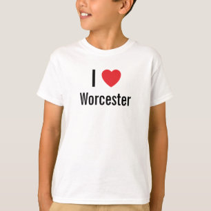 Camiseta Eu amo Worcester