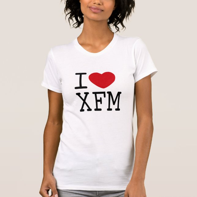 Camiseta Eu amo XFM (Frente)