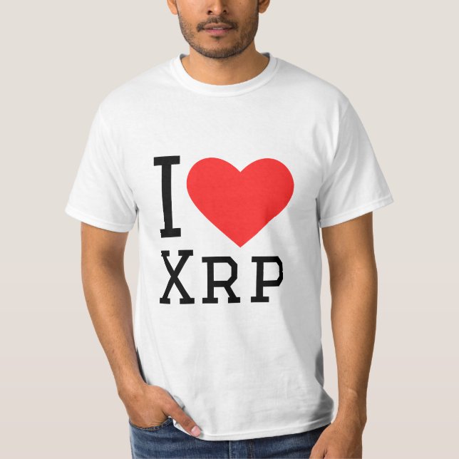 Camiseta Eu amo Xrp (Frente)