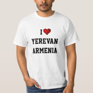 CAMISETA EU AMO YEREVAN, ARMÊNIA