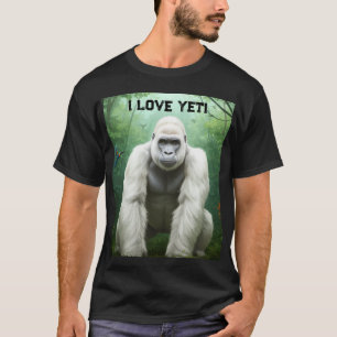 Camiseta Eu Amo Yetti T-Shirt