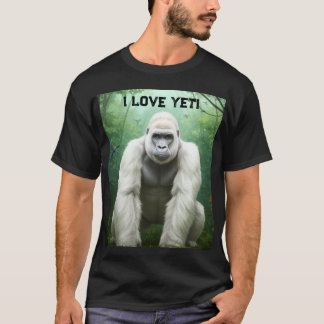 Camiseta Eu Amo Yetti T-Shirt