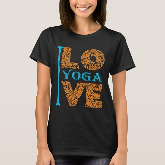 Camiseta Eu Amo Yoga Essential (Frente)