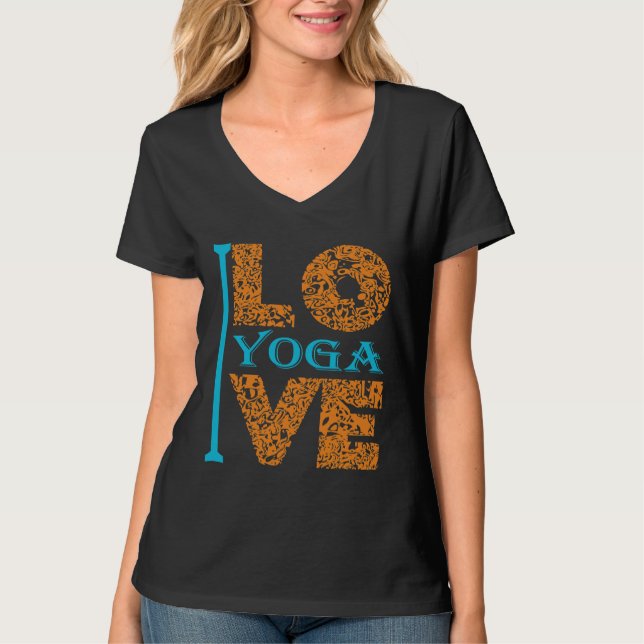 Camiseta Eu Amo Yoga Essential (Frente)